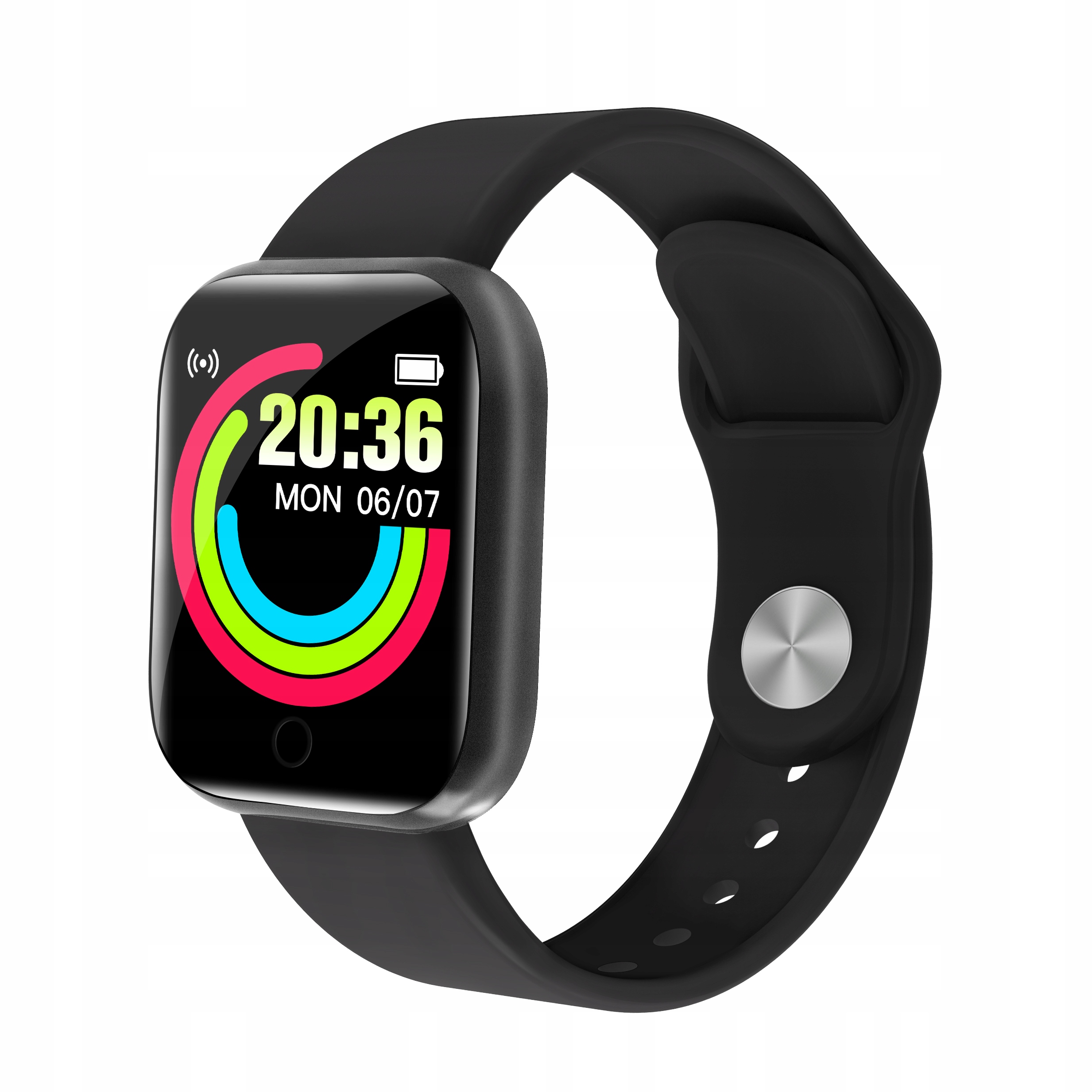 

Smartwatch Zegarek Sport Fitnes Smartband Czarny