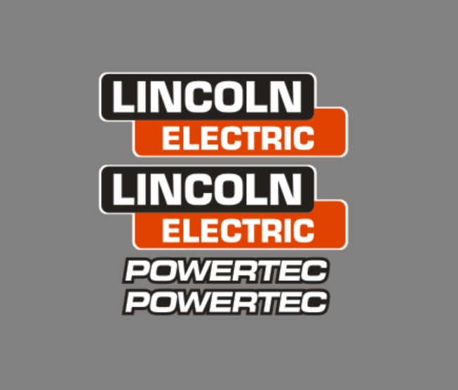 Samolepky s lepením Lincoln Electric Powertec