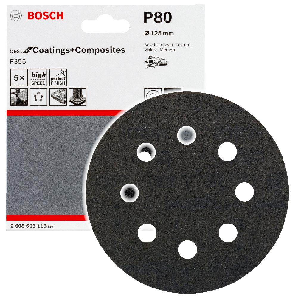 

Papier ścierny Bosch F355 125 gr. 80 op.5 szt