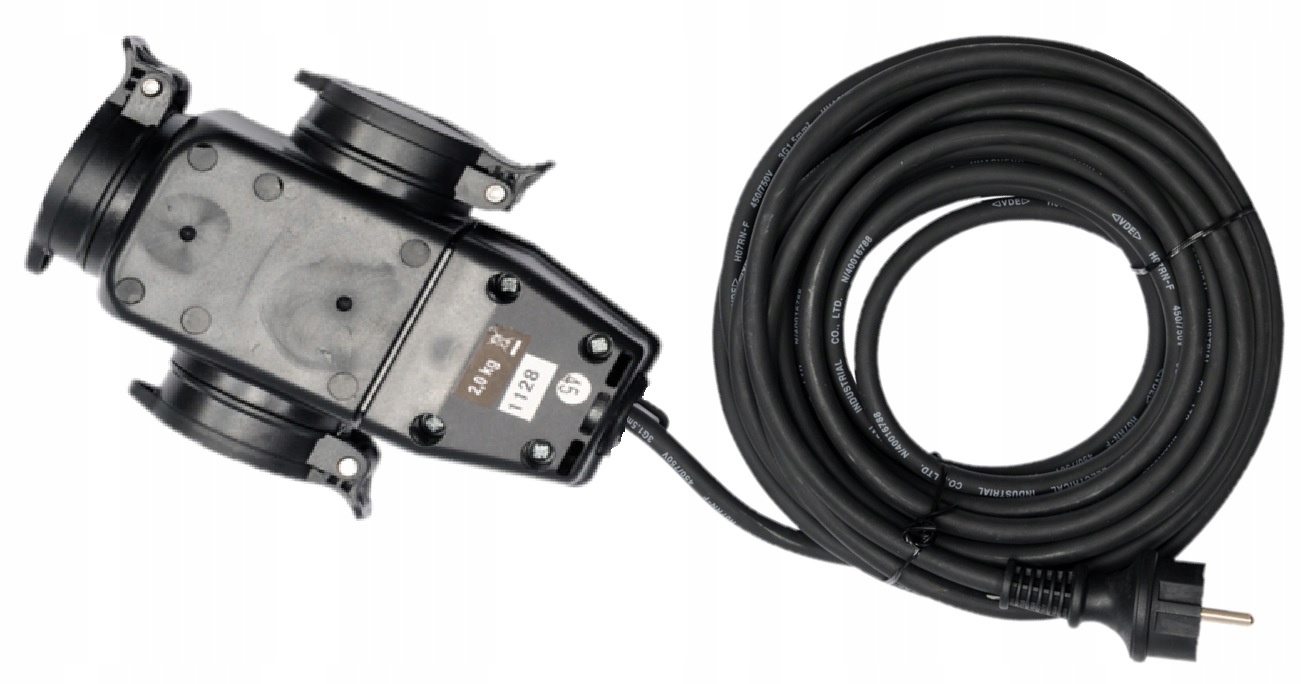 Prodlužovací Kabel S Rozdělovačem, 3 Zásuvky, Guma 20 M Yato YT-81162