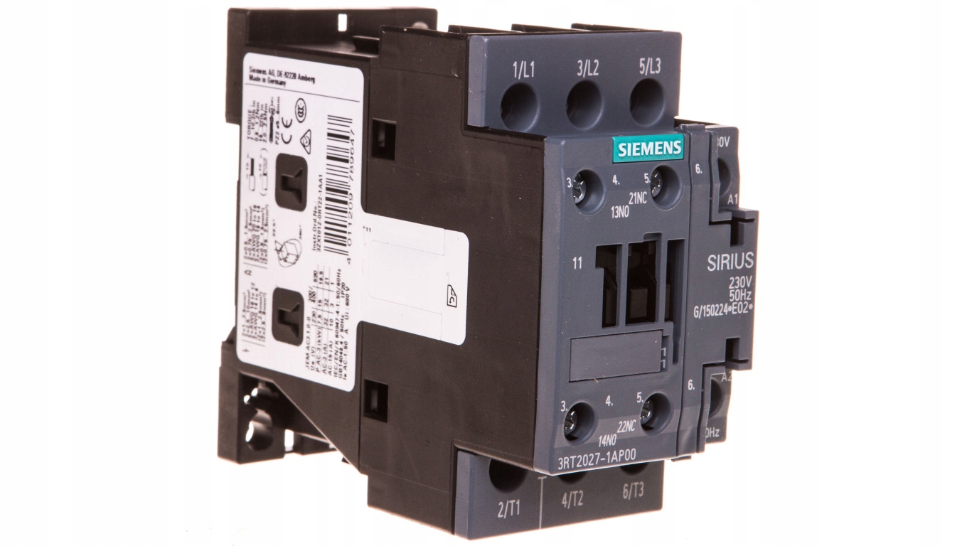 Stykač výkonu 32A 3P 230V Ac 1Z 1R S0 50Hz Siemens