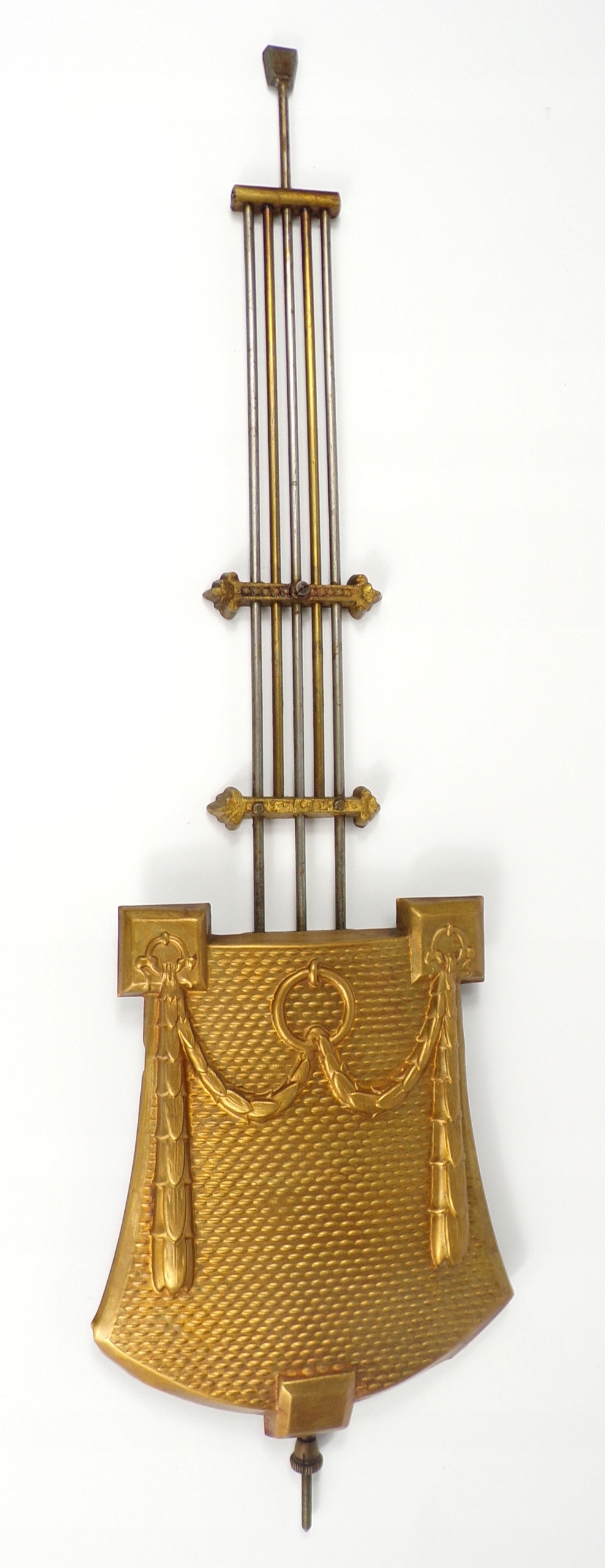 WAHADŁO RUSZTOWE ZEGARA WISZĄCEGO 34,7 CM DO RENOWACJI NR 611B