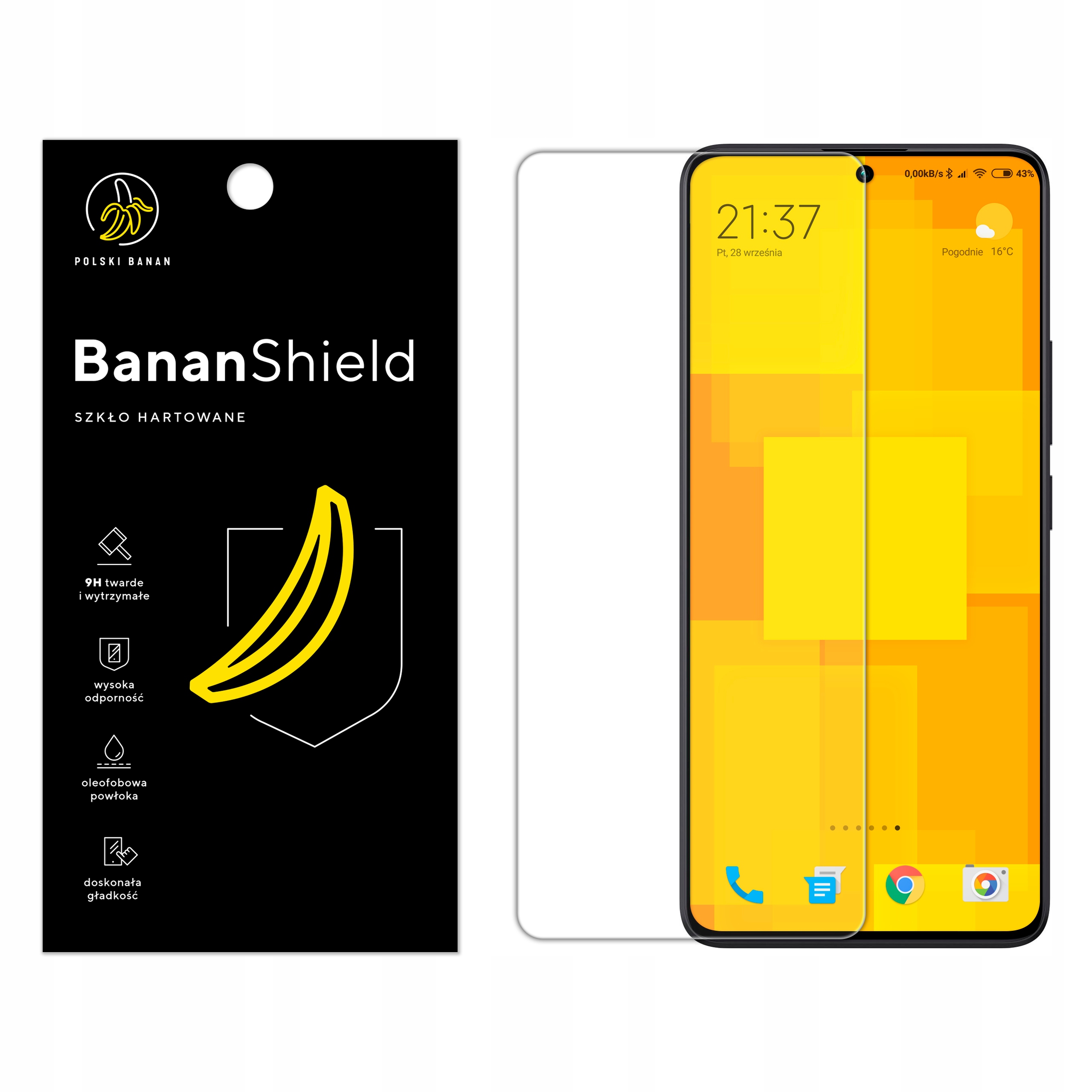 Szkło hartowane 9H BananShield do Xiaomi Redmi Note 13 Pro 5G