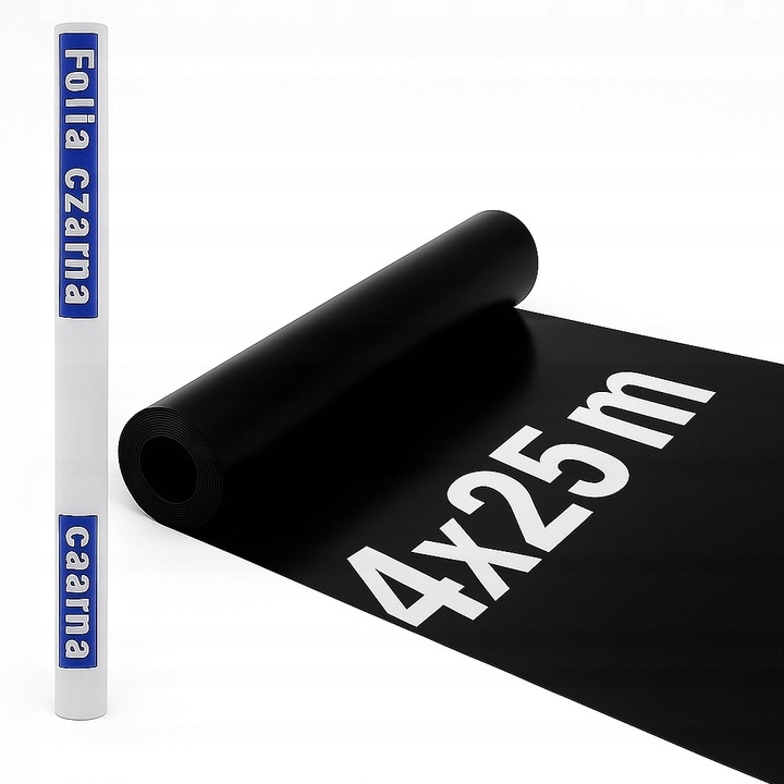 FOLIA IZOLACYJNA BUDOWLANA SFIX 100m2 4x25 TYP200 Czarna