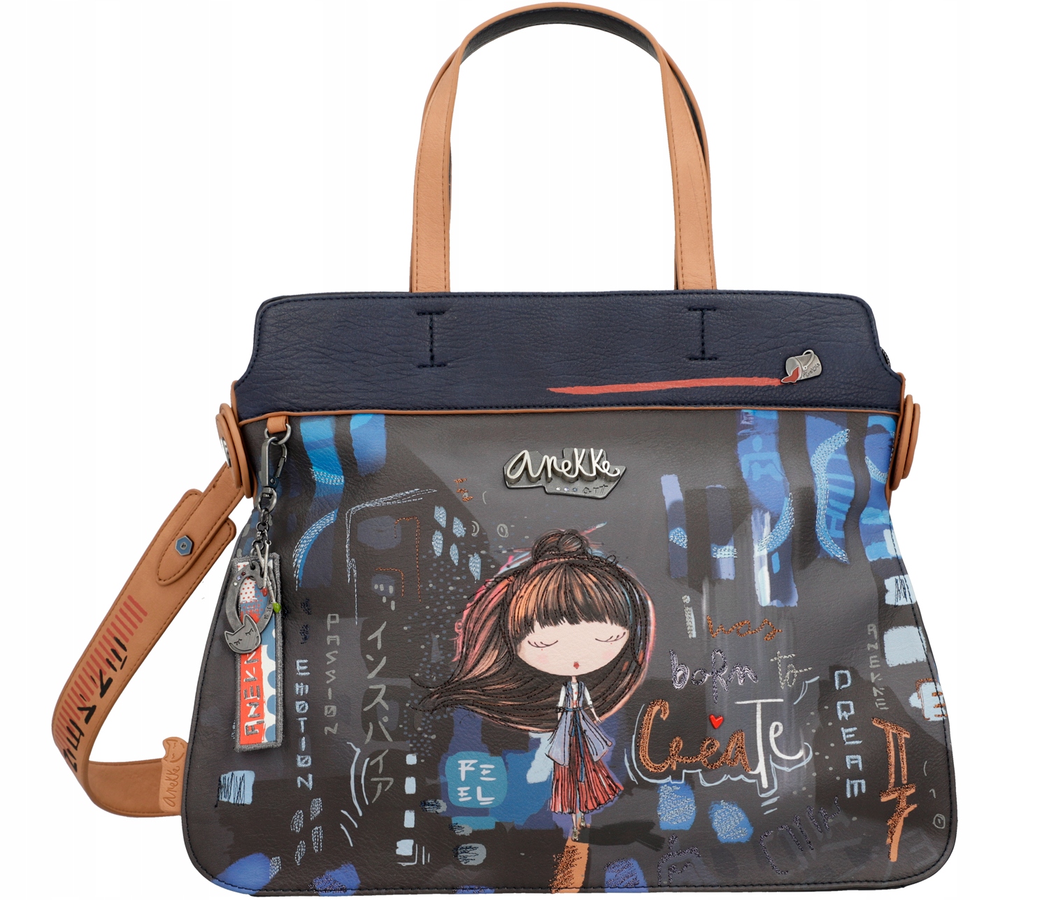 A454 Torebka Anekke kuferek Contemporary Japonia Wielkość mała (nie mieszcząca A4)