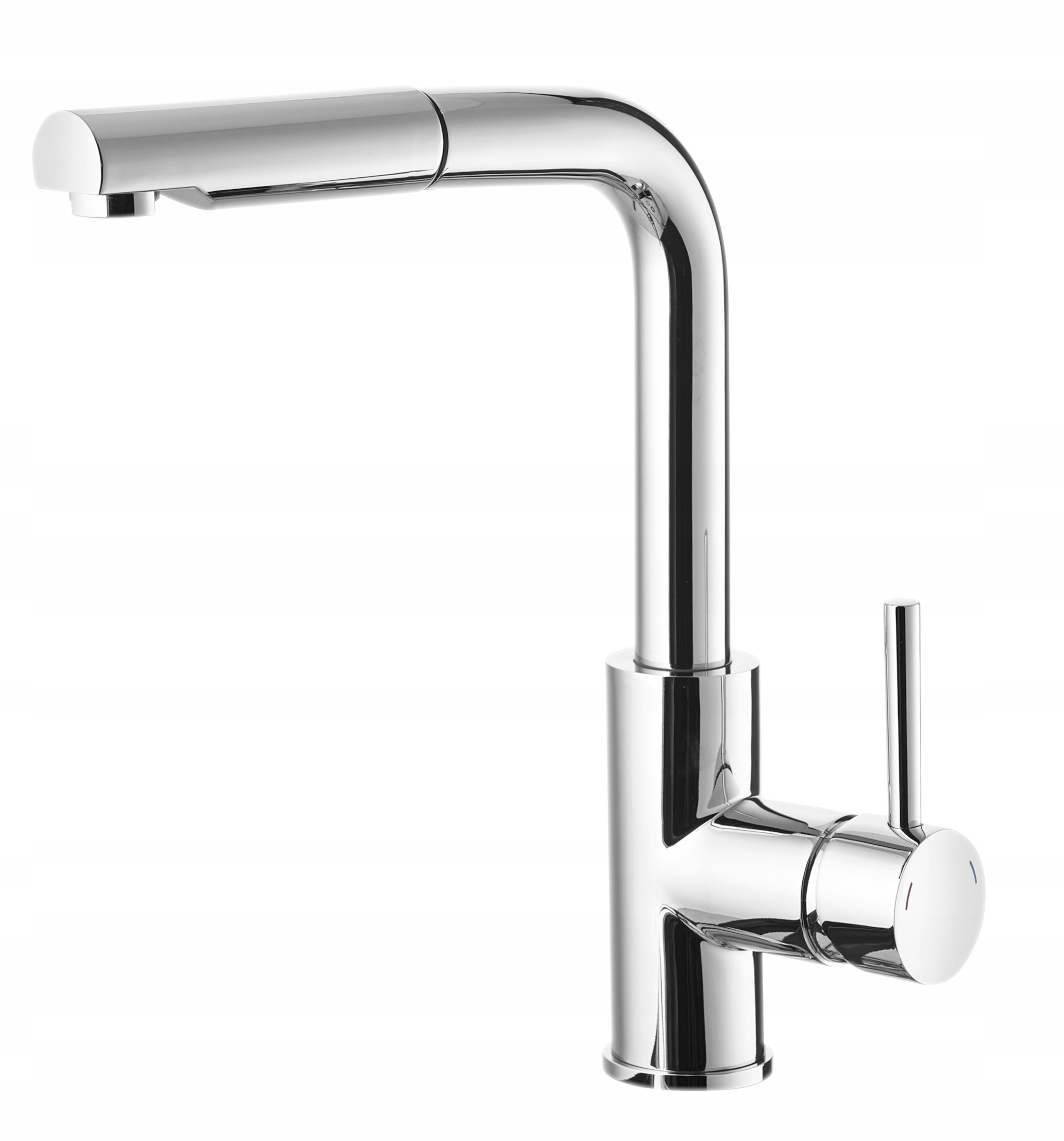 Umyvadlová Baterie s Vytahovací Sprcha Chrom vysoká nástěnná baterie Iga