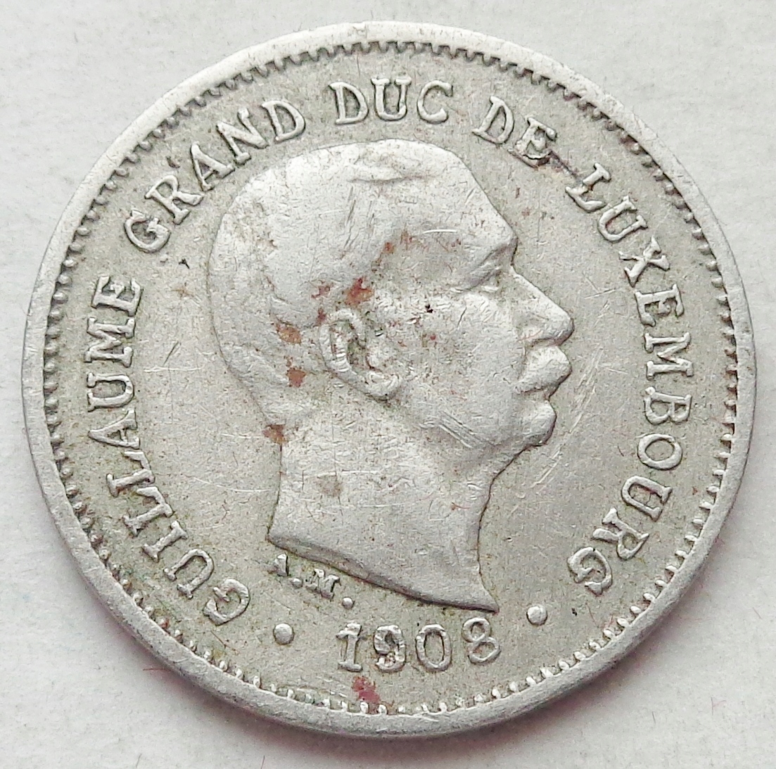 LUKSEMBURG - 5 Centimes - 1908
