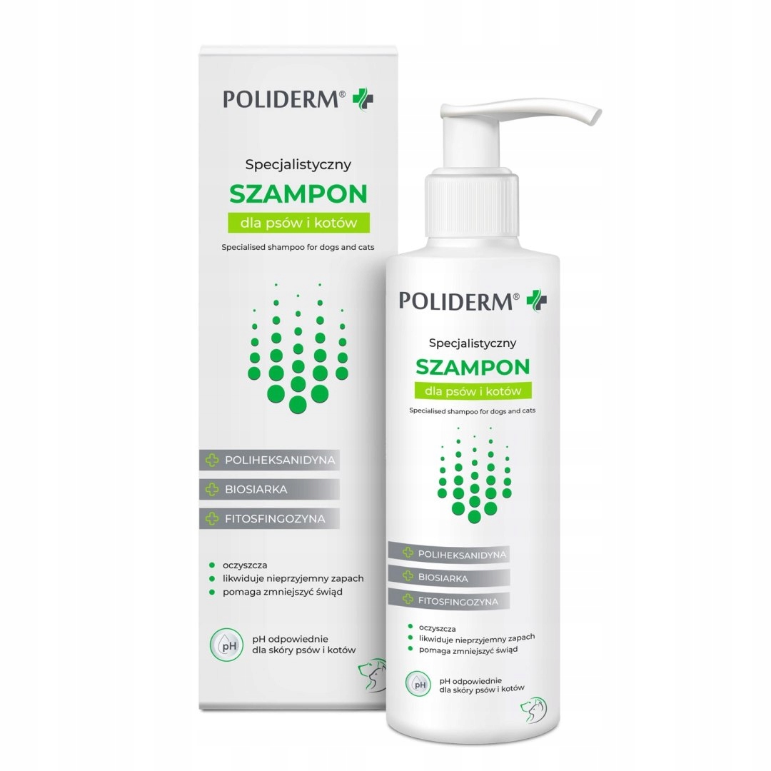 Jm Sante Poliderm Šampon pro psy a kočky 250 ml