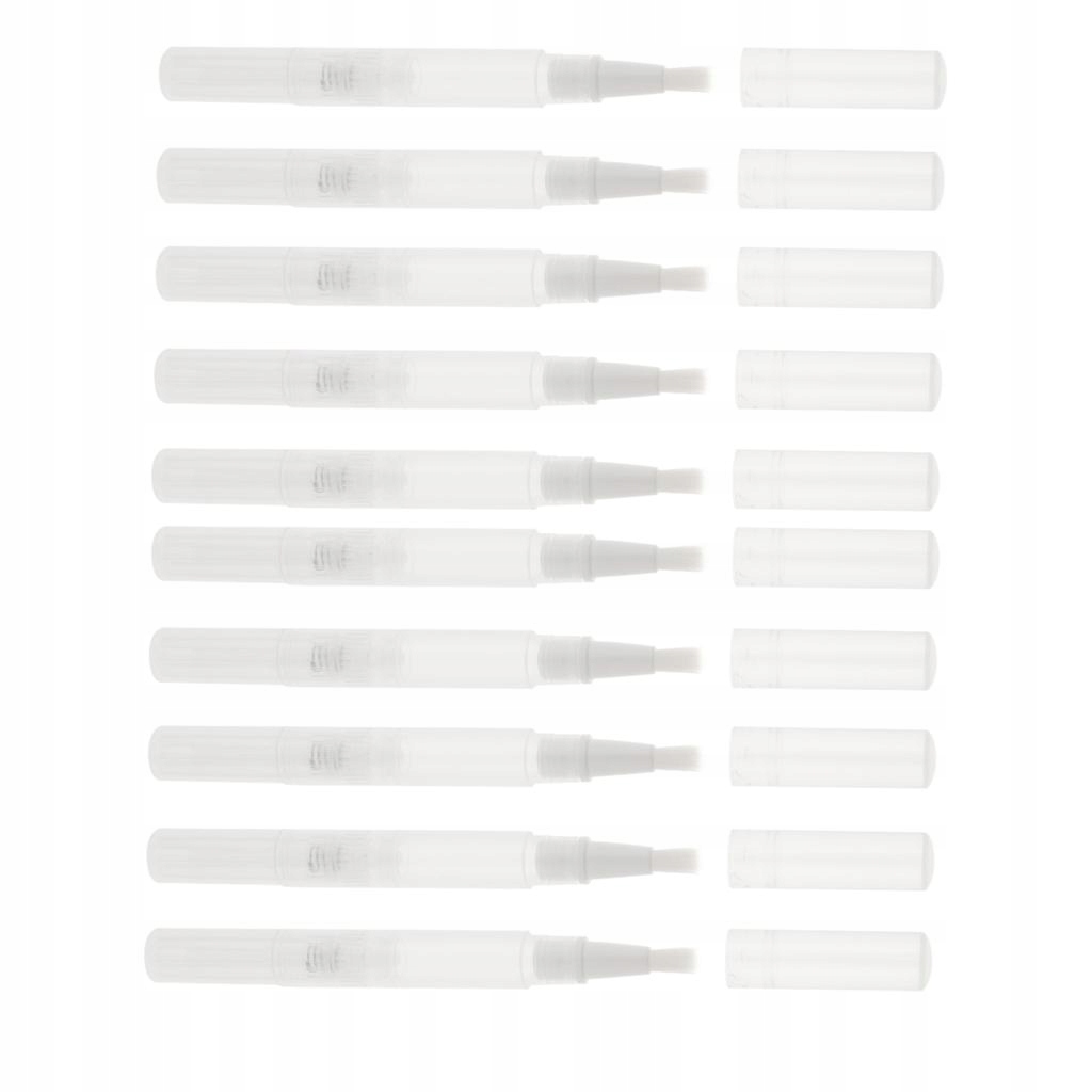 10x 3ml Wybielający Twist Pen z Pędzlem