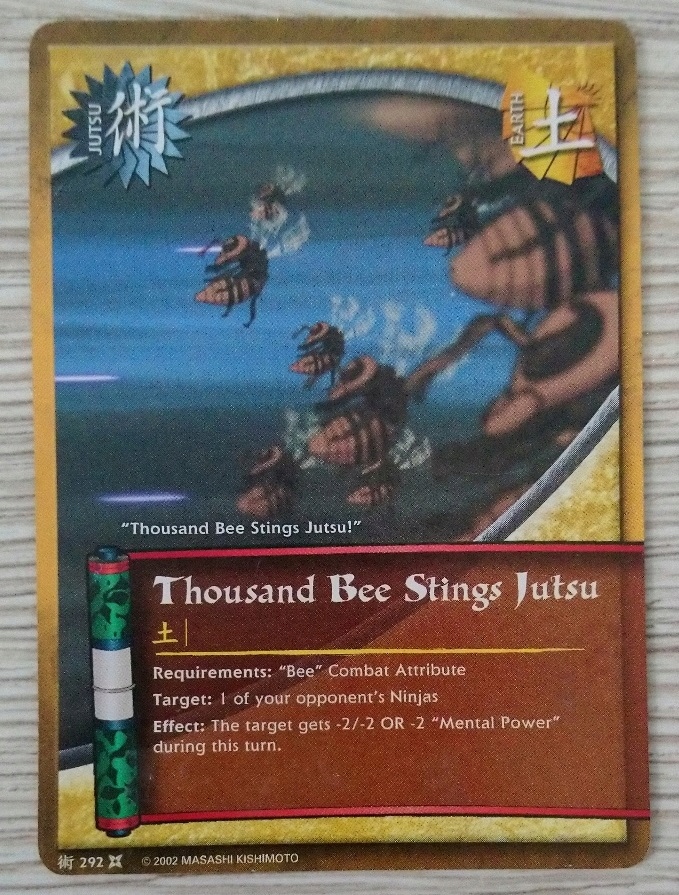 Karta Naruto CCG Jutsu Thousand Bee - J-292