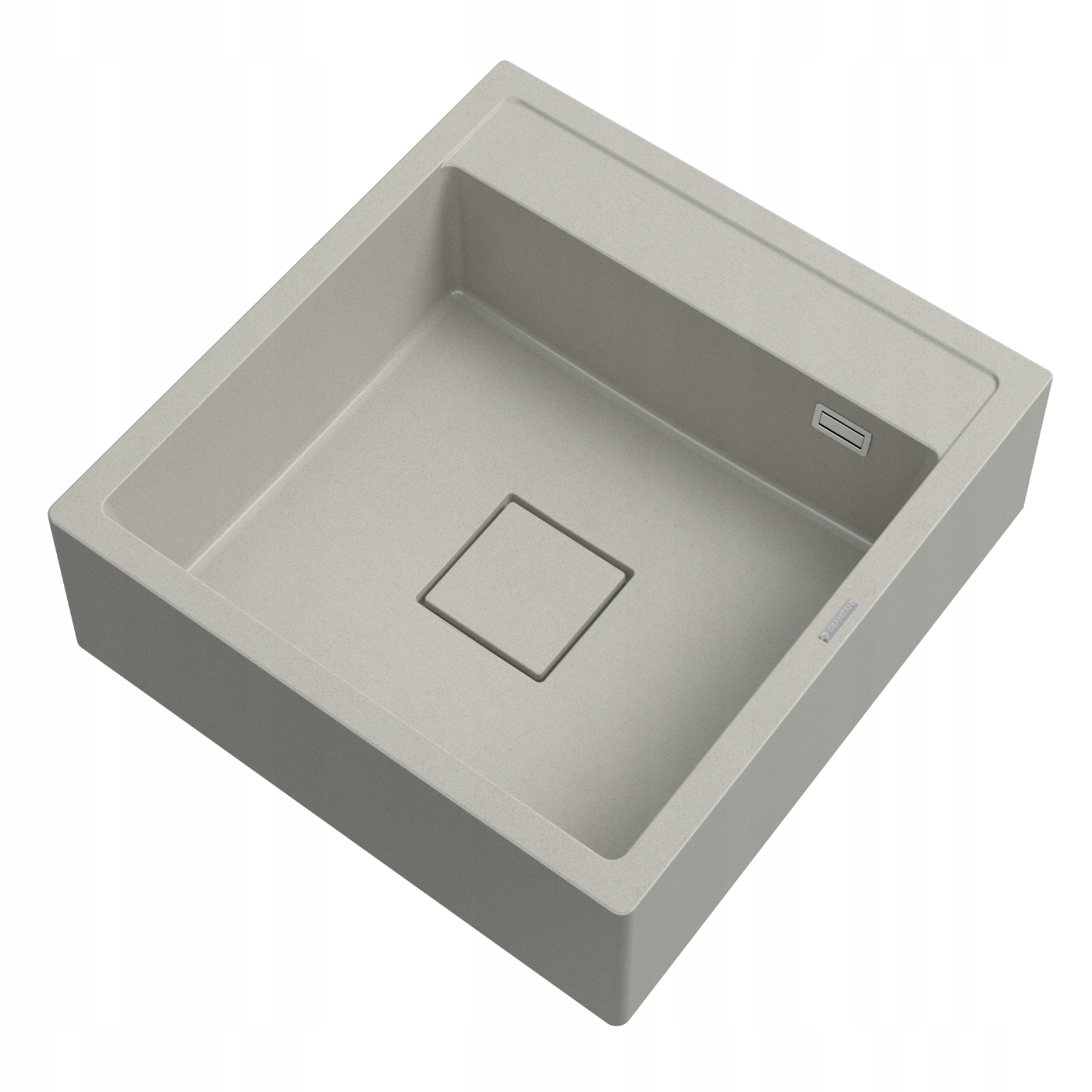 Granitový Jednokomorový Drez Škandinávsky Farmársky Drez Béžový Sifón Tavo