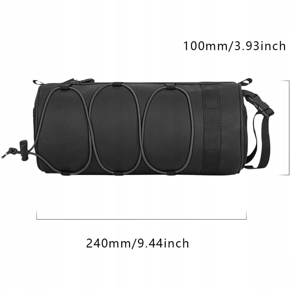TORBA NA KIEROWNICĘ ROWEROWĄ TORBA ROWEROWA 2,5L WODOODPORNA TORBA NA RAMIĘ Waga produktu z opakowaniem jednostkowym 0.11 kg