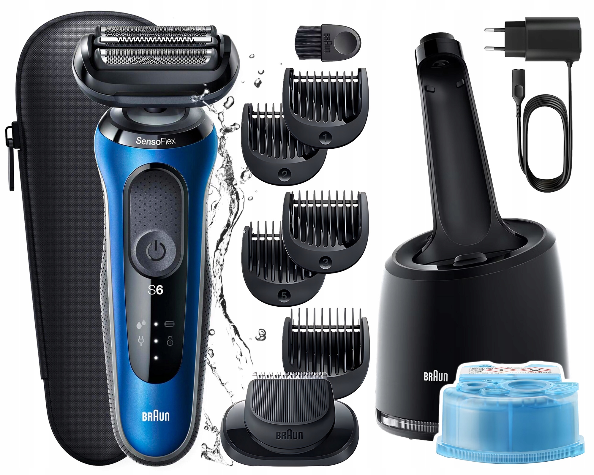 Holicí Strojek Braun Series 60-B7500cc SmartCare Center Zastřihovač Základna 4v1