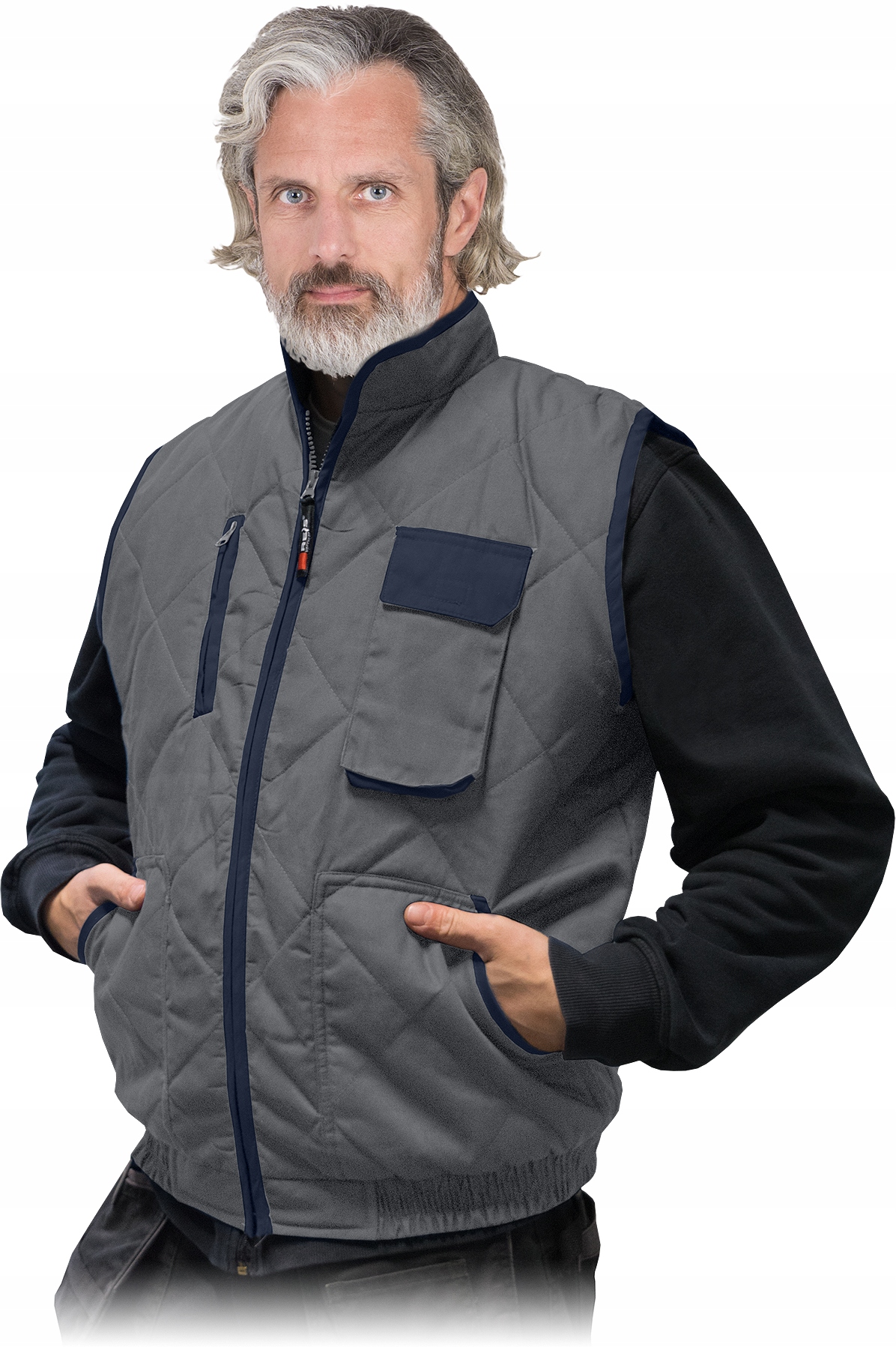 KAMIZELKA OCHRONNA OCIEPLANA BEZRĘKAWNIK REIS