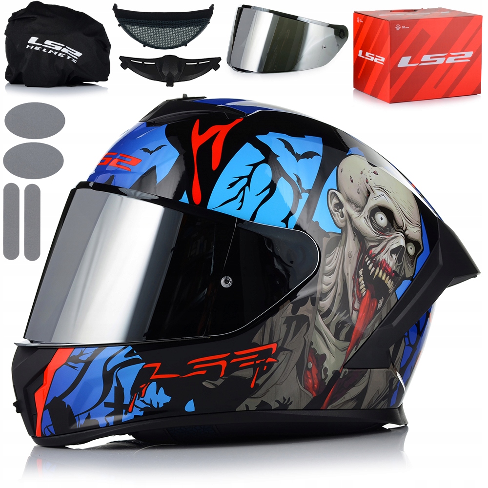 Motocyklová Přilba LS2 FF820 Rapid III System Pinlock Ecer 22.06 2x Sklo