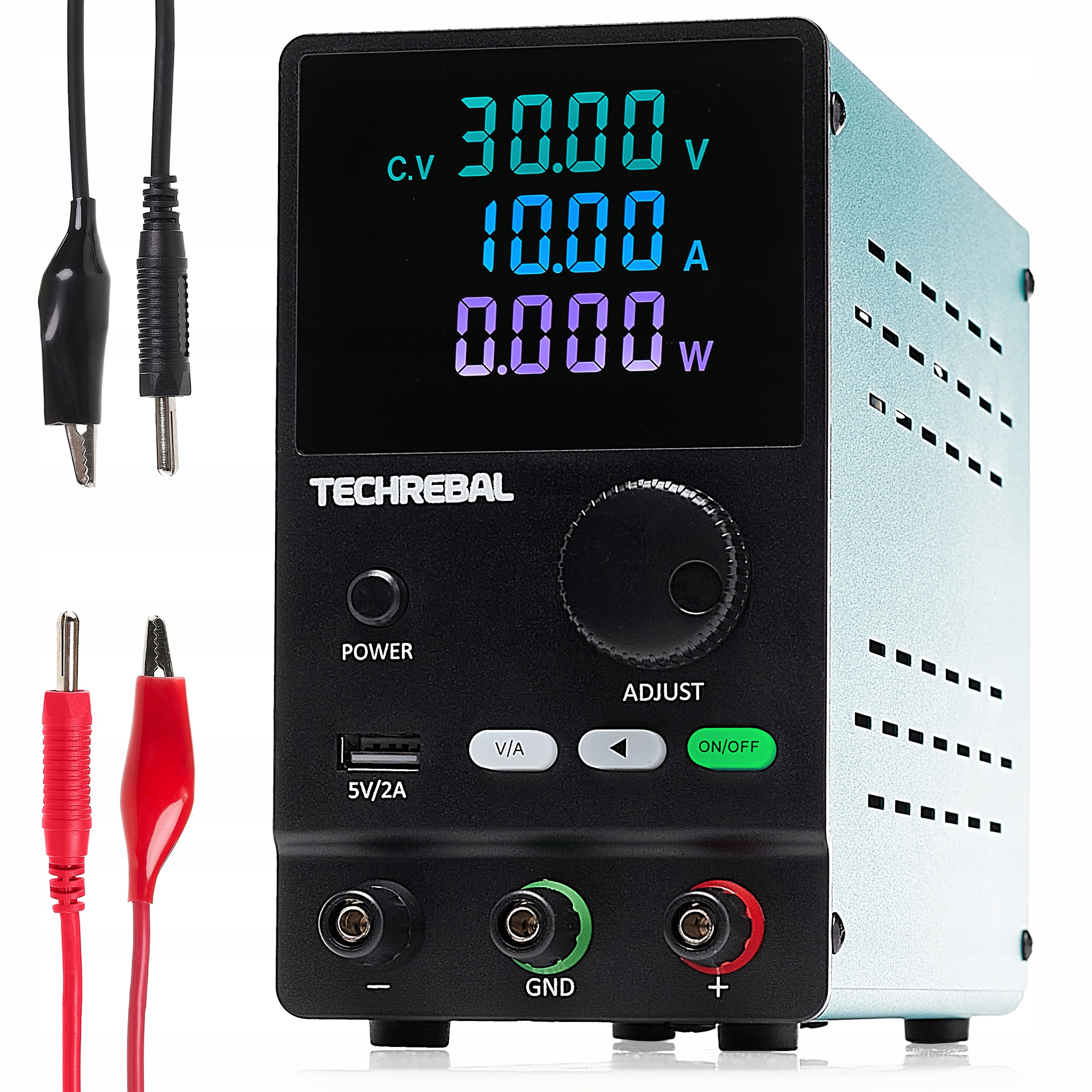 TECHREBAL SPPS-A3010D 30V 10A USB 5V СЕРВИСНЫЙ ЛАБОРАТОРНЫЙ ИСТОЧНИК ПИТАНИЯ КАБЕЛИ