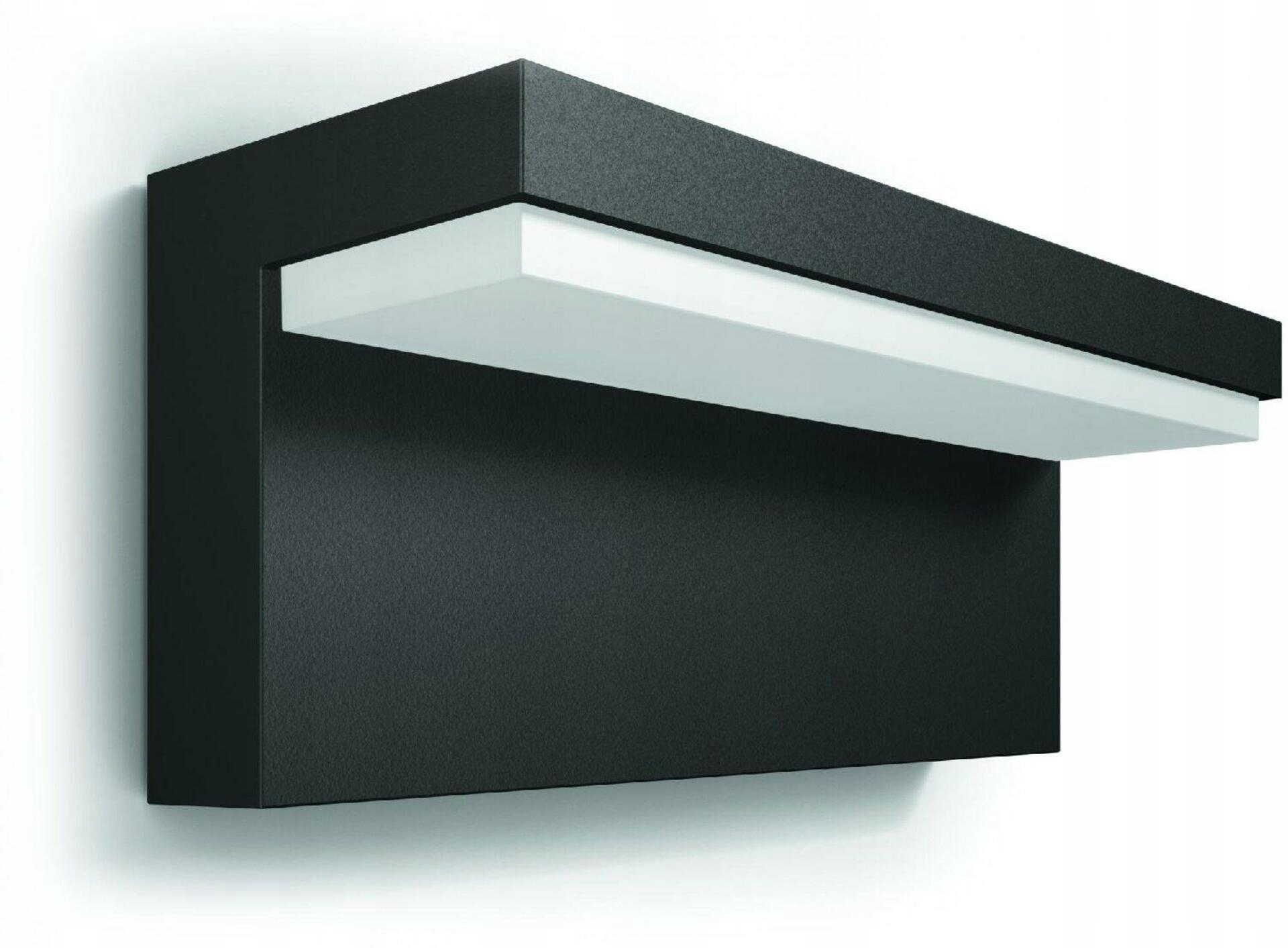Philips Bustan nástenné Led vonkajšie svietidlo 4,5 W 1000lm 4000K IP44 antrac