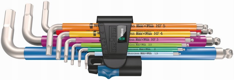 Sada Metrických Tŕňových Kľúčov 3950/9 Hex-plus, 9KS