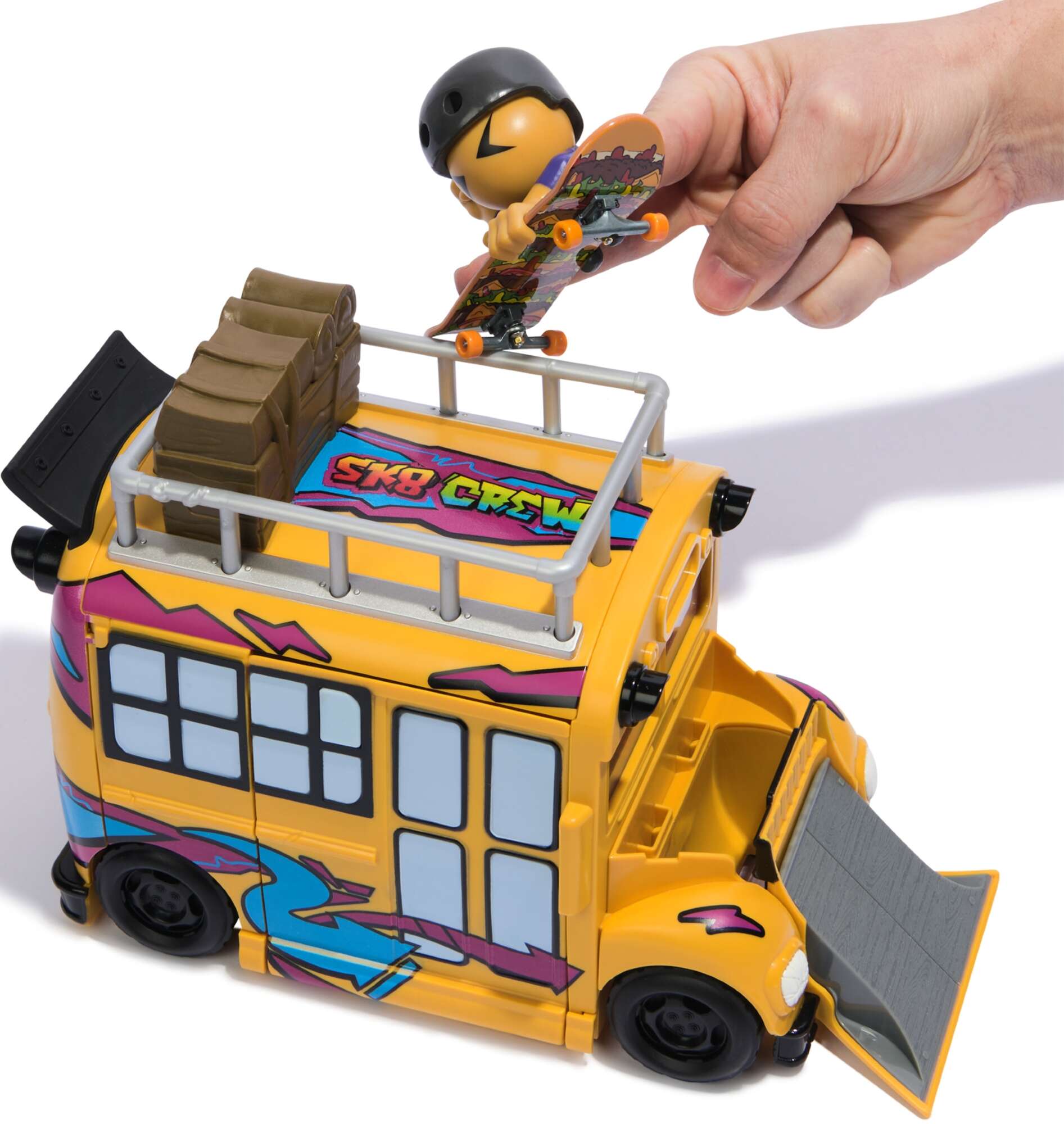 Autobus Ultra SK8 Crew Rampa Bus Tech Deck Fingerboard+deskorolka