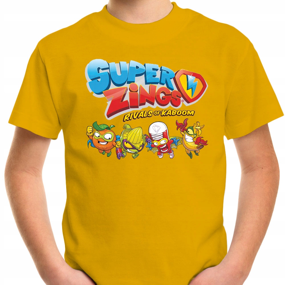 T-SHIRT KOSZULKA DLA DZIECKA SUPER ZINGS 140 SUPER JAKOŚĆ