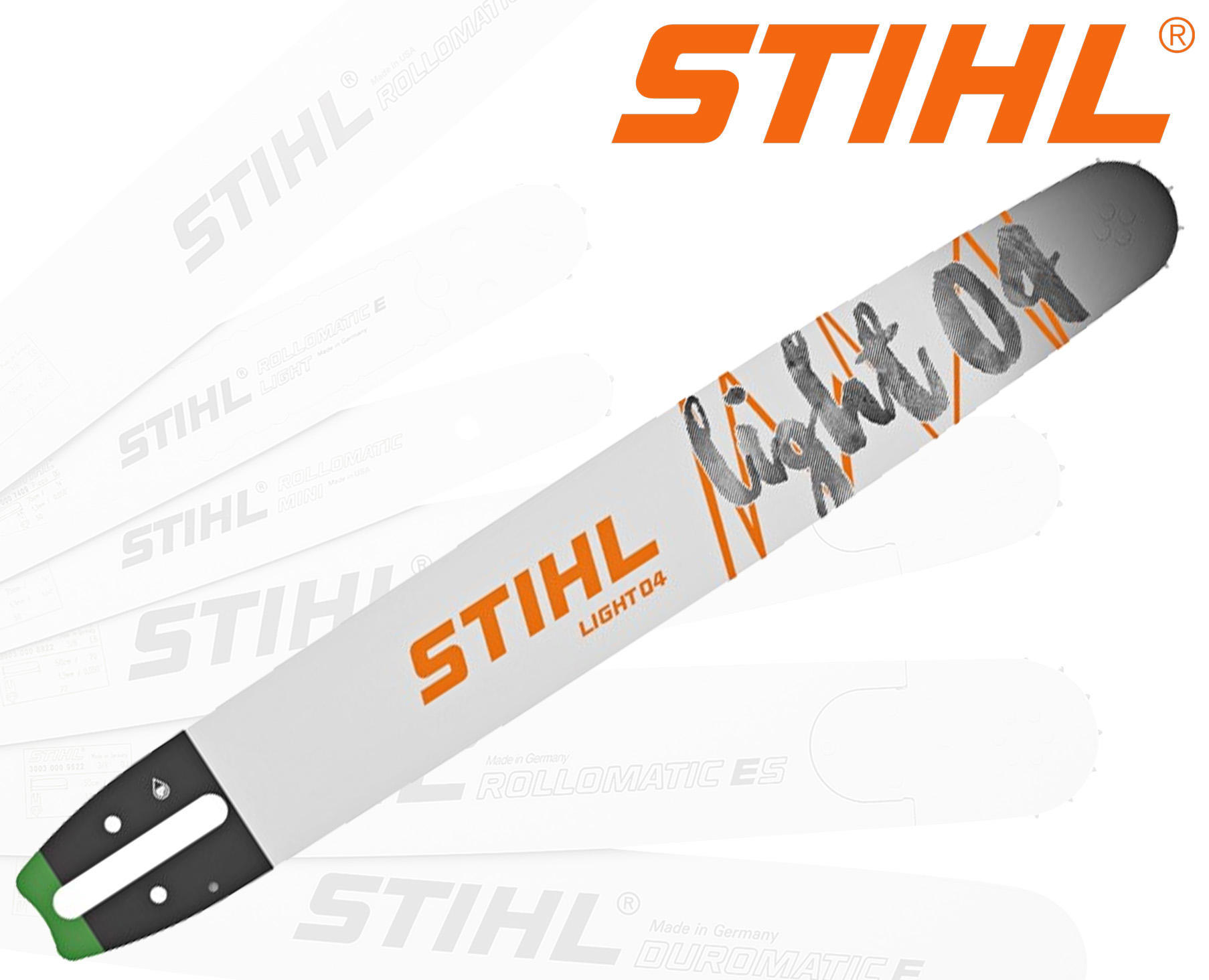 Vodící Lišta Pro Řetězovou Pilu Stihl 30030087717 45CM 1,6MM 3/8 66 Članků Light Originál
