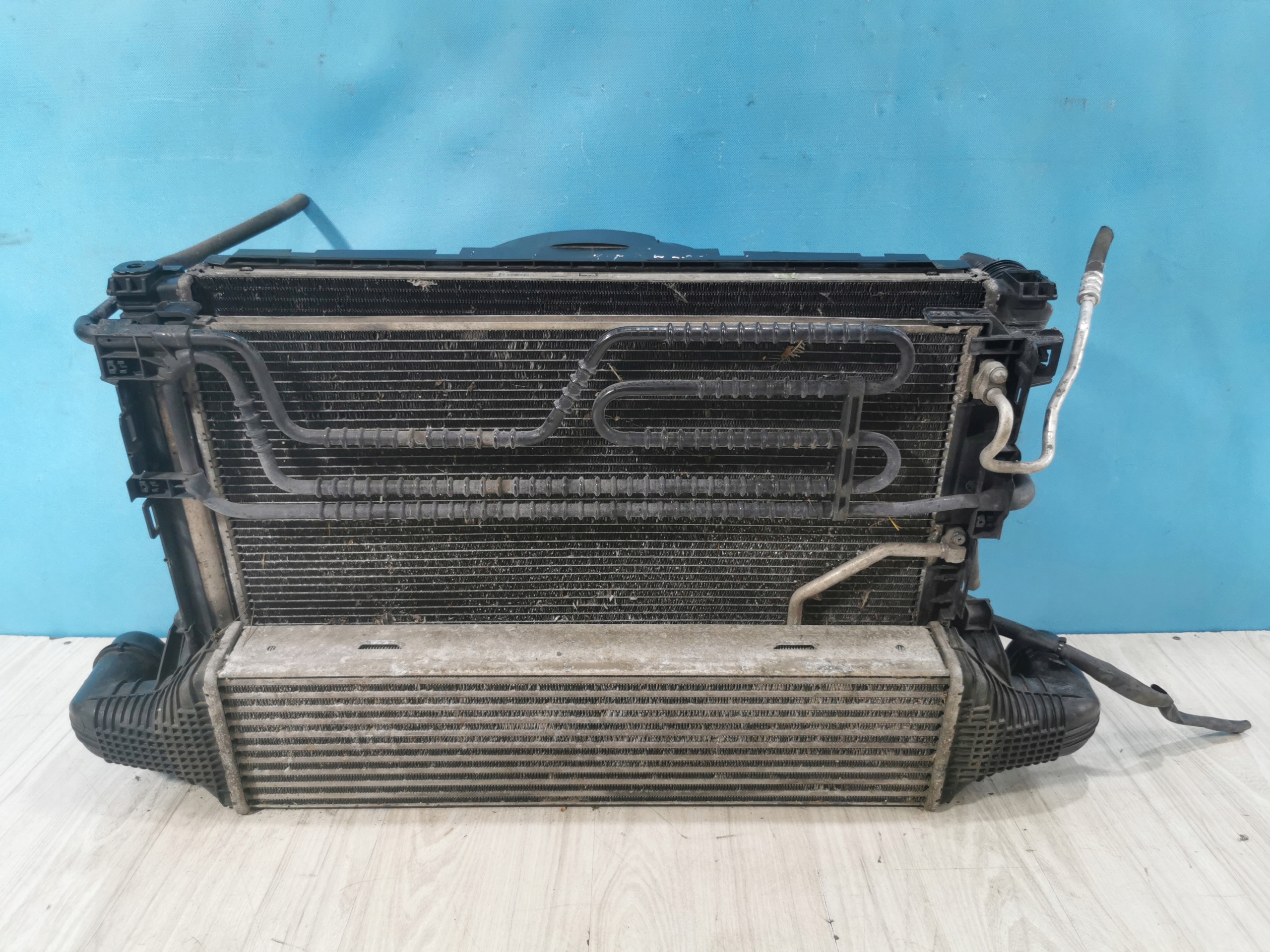 Mercedes C-Klasa W204 07/11 chłodnice wentylator komplet 2.2 cdi automat