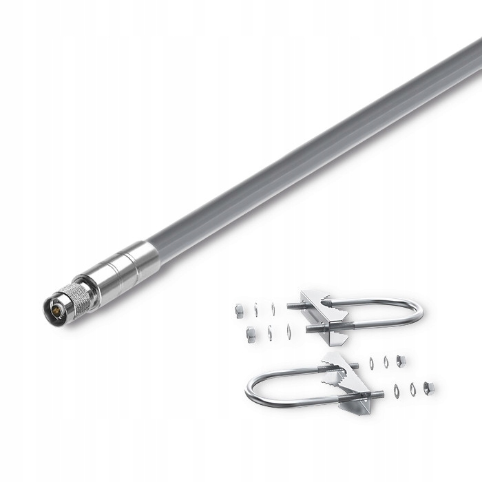 Profesjonalna antena LoRa 868 MHz 8 dBi Qoltec IoT FLARM OGN M2M zew SMA