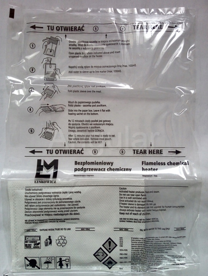 Bezpłomieniowy Podgrzewacz Chemiczny Dań Posiłków Marka inna marka