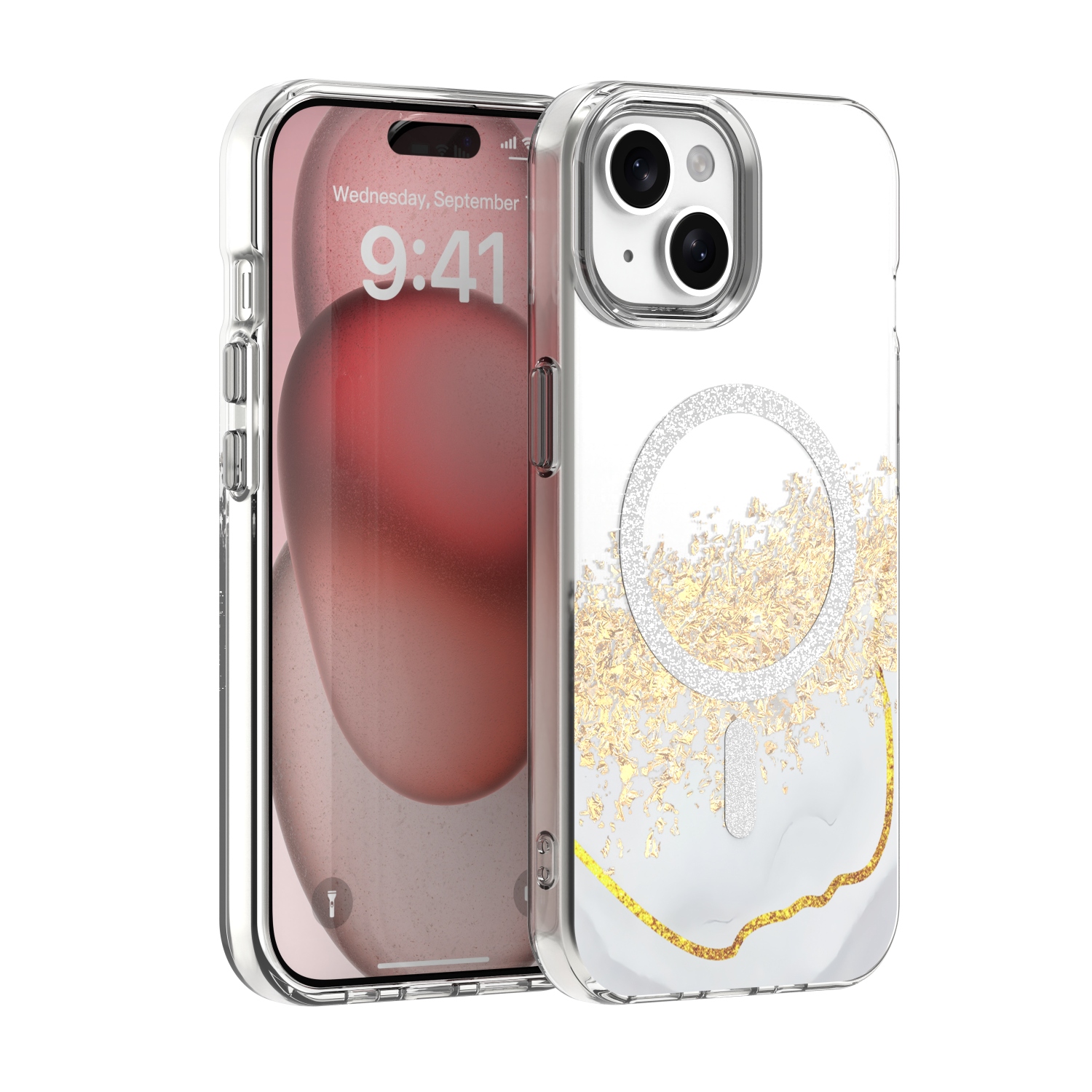 Telforceone Nakładka Etui Mag Epoxy Do Iphone 15 61 Magsafe Ochr