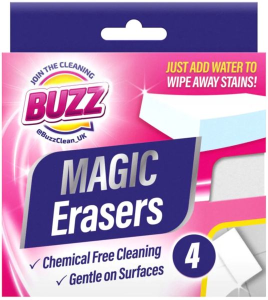 

Buzz Magic Erasers Magiczna Gąbka 4szt 4pack