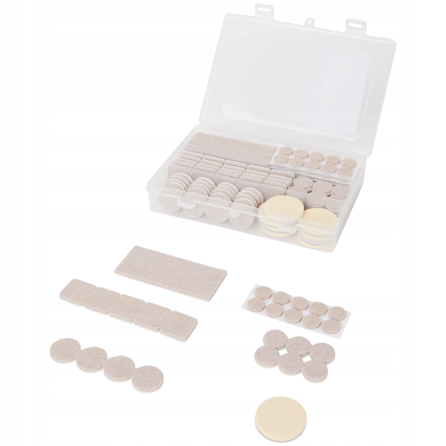 PODKŁADKI POD MEBLE KRZESŁA FILCOWE 177SZT RÓŻNE Marka inna