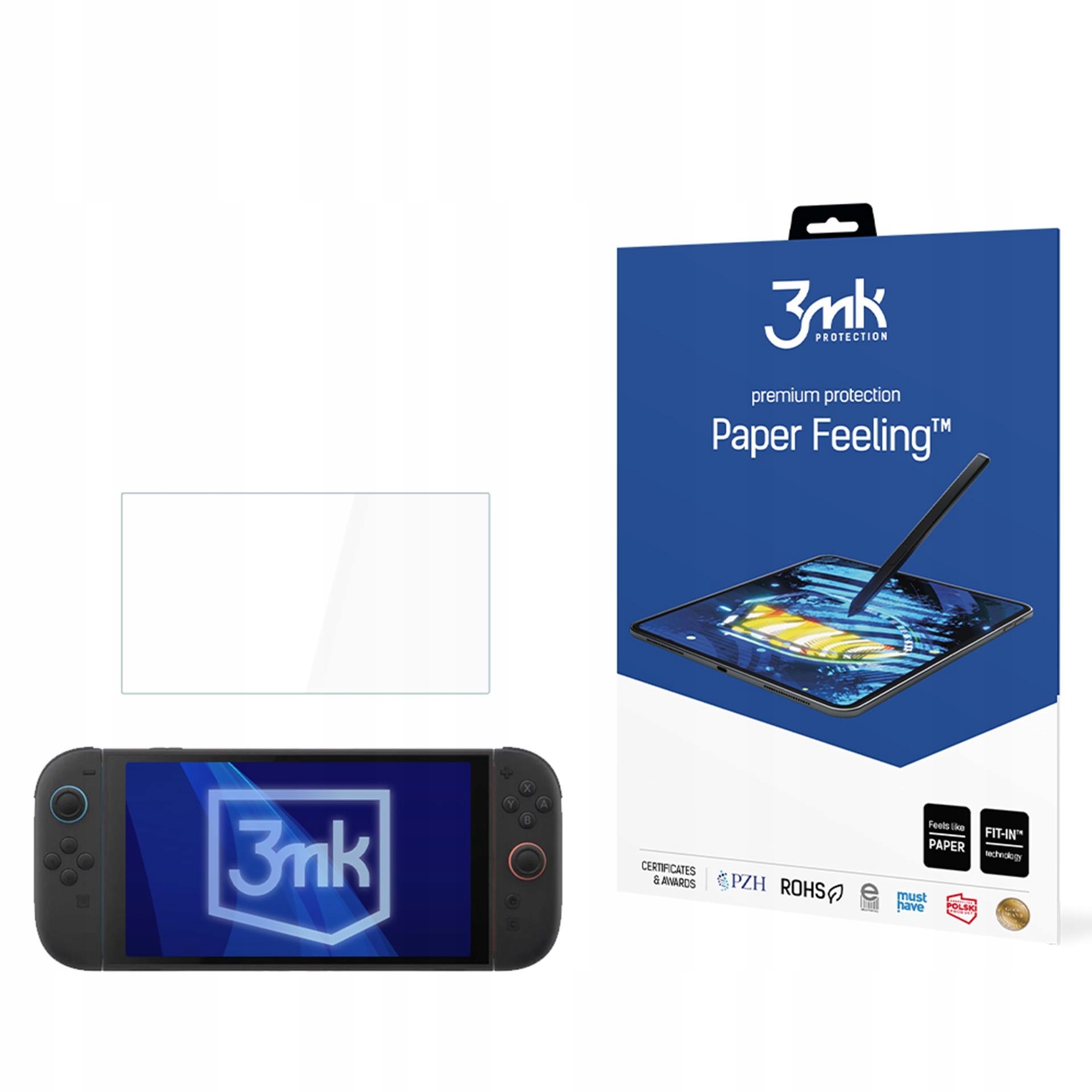 Folia ochronna na ekran do Nintendo Switch 2 3mk Paper Feeling