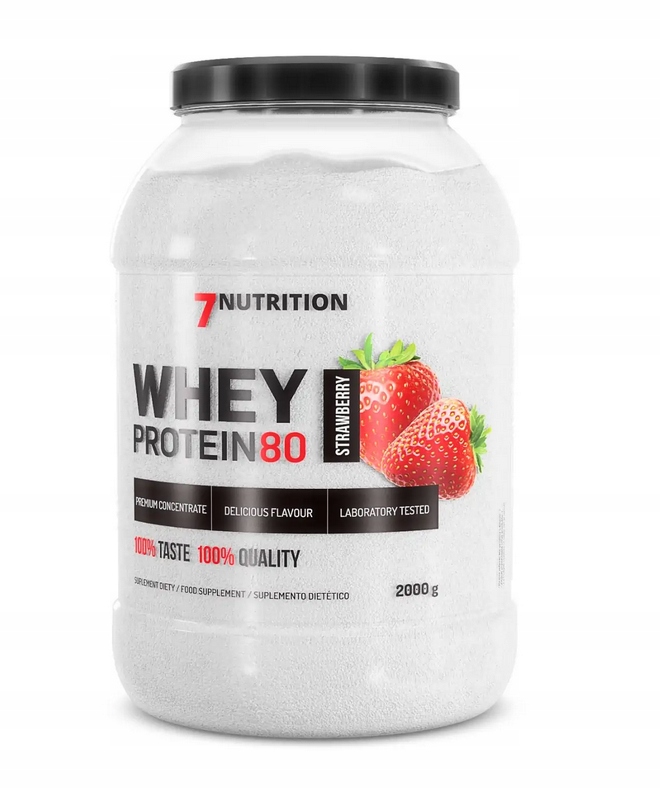 7Nutrition Whey Protein 80 2 kg strawberry protein