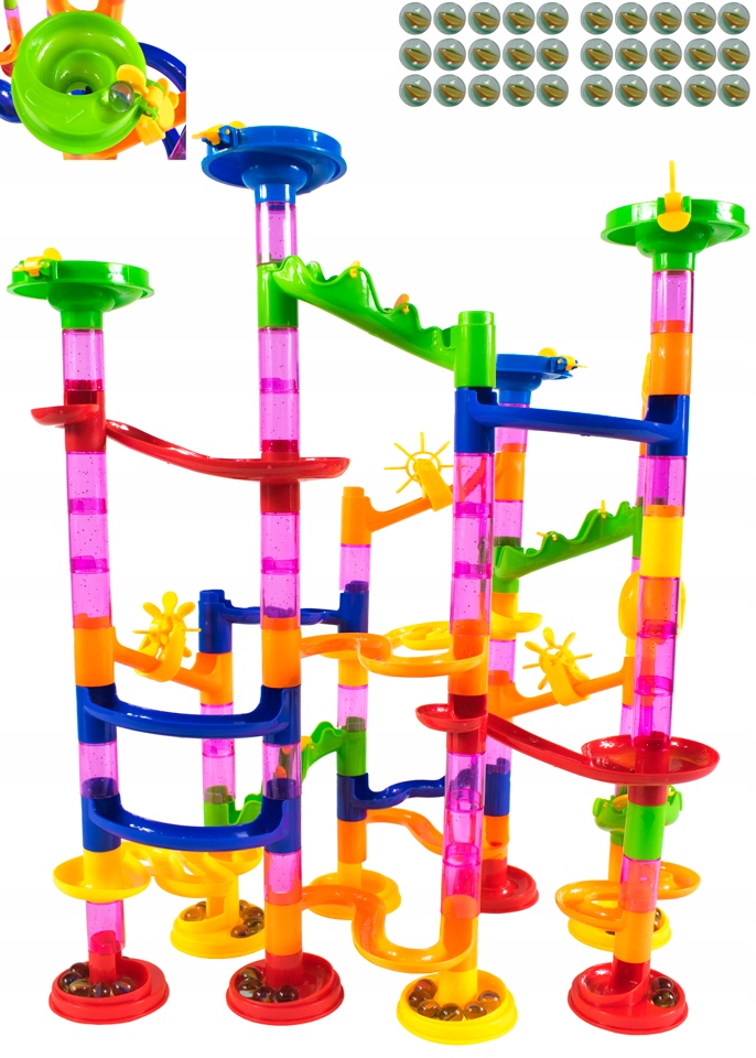 

Kulodrom Dla Dzieci Tor Kulkowy Kuleczkowy 105el