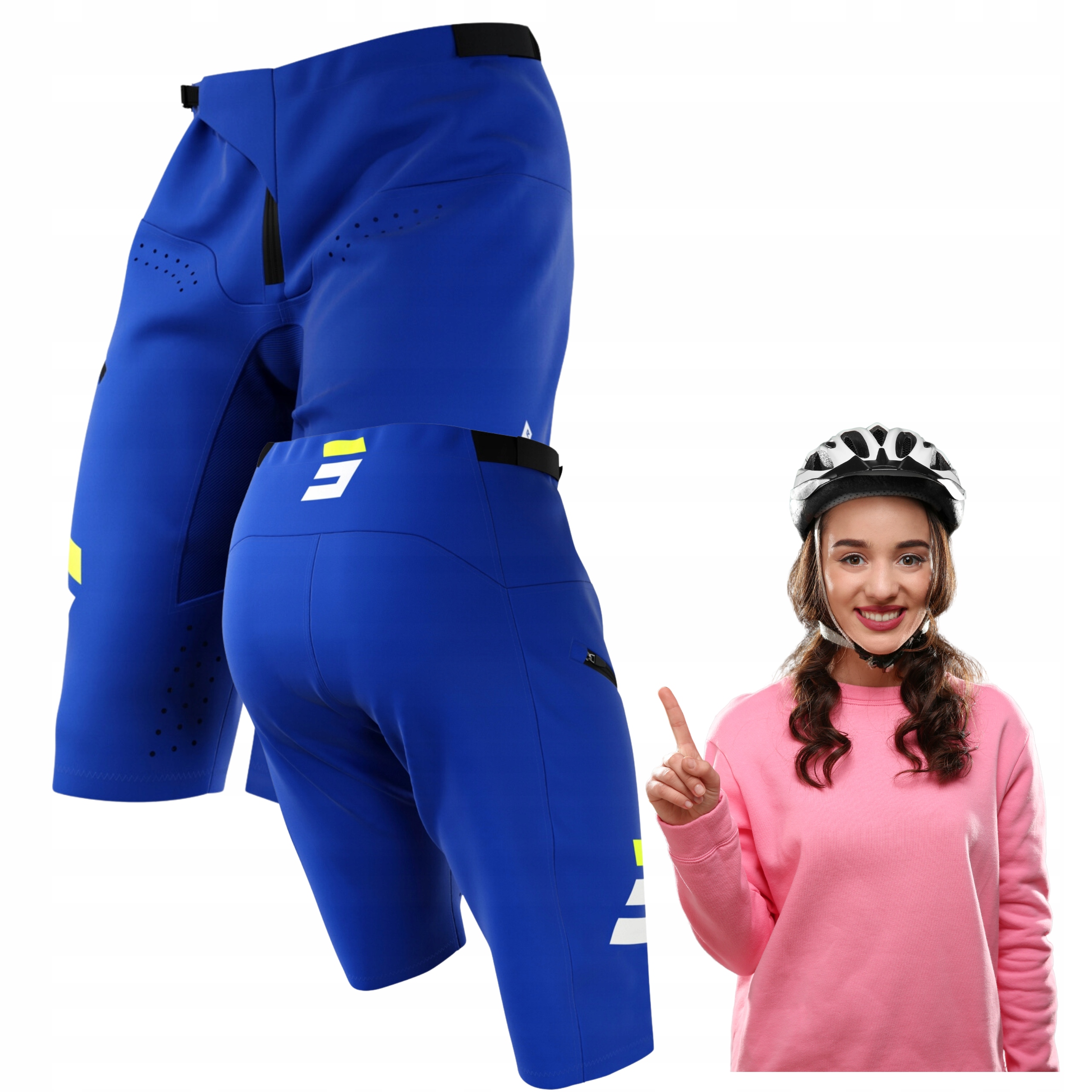 Cyklistické Kraťasy Shot Rogue Revolt modré 30