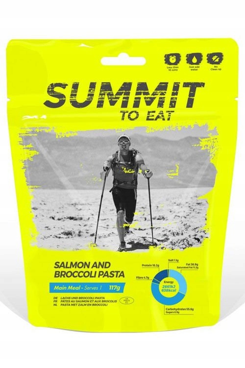 Łosoś z makaronem SUMMIT TO EAT liofilizat Waga netto 193 g