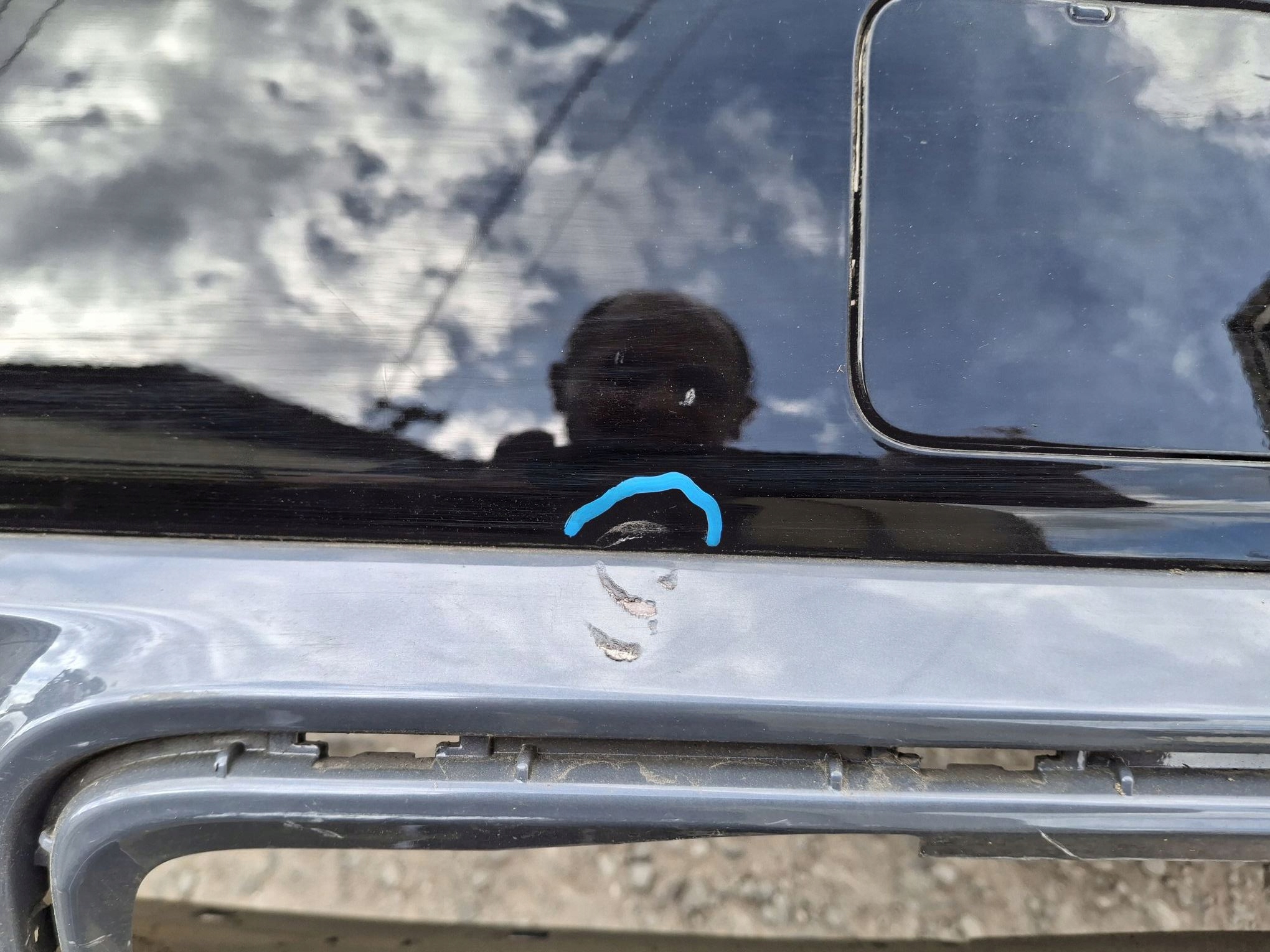 bumper rear BMW X1 U11 m-packet 2022R->