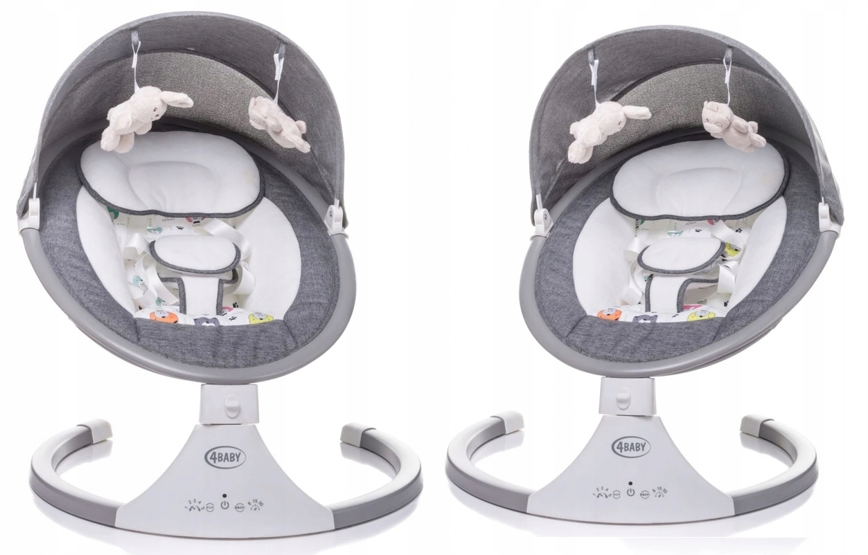 HUŚTAWKA ELEKTRYCZNA 4BABY ROCK'N RELAX - HIT !!! Marka 4baby