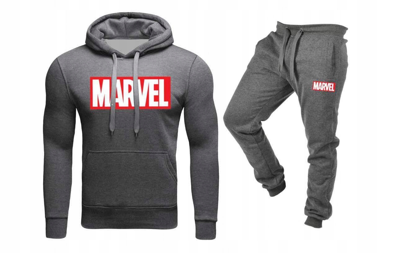 Pánská Teplákovka Tepláková Souprava Marvel Šedá M