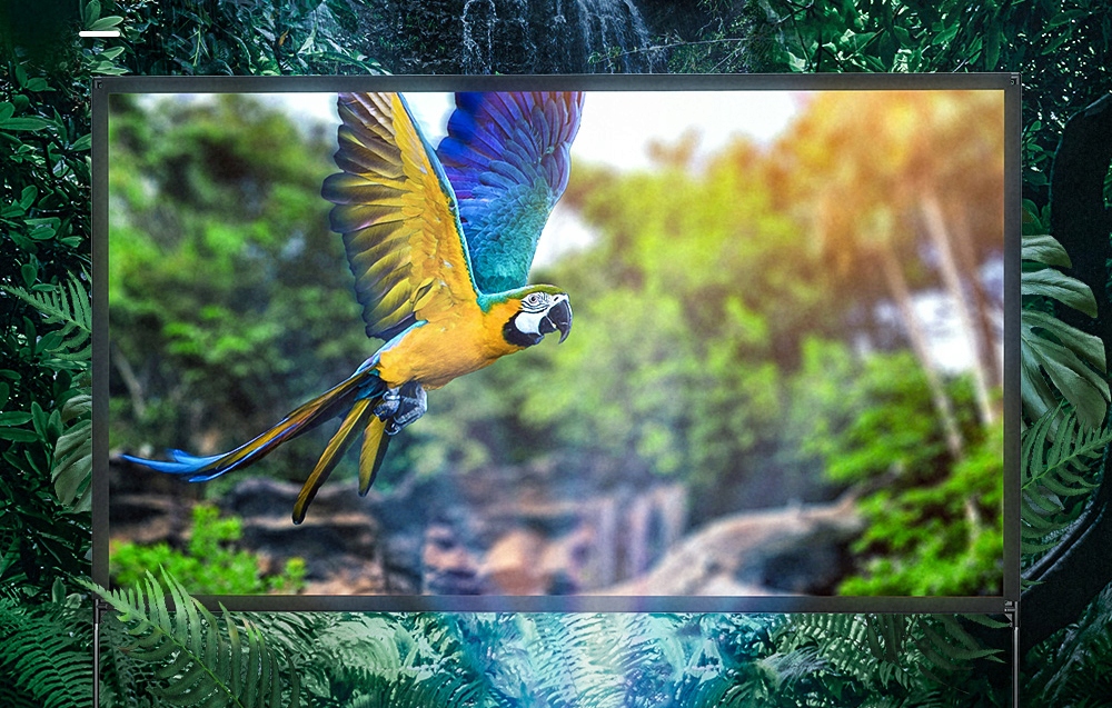 BLITZWOLF SKŁADANY PRZENOŚNY EKRAN PROJEKCYJNY DO RZUTNIKA Z STELARZEM 80" Model BW-VS6