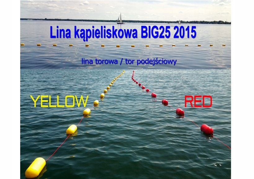 25 - Мотузка для купання Big 25-жовта