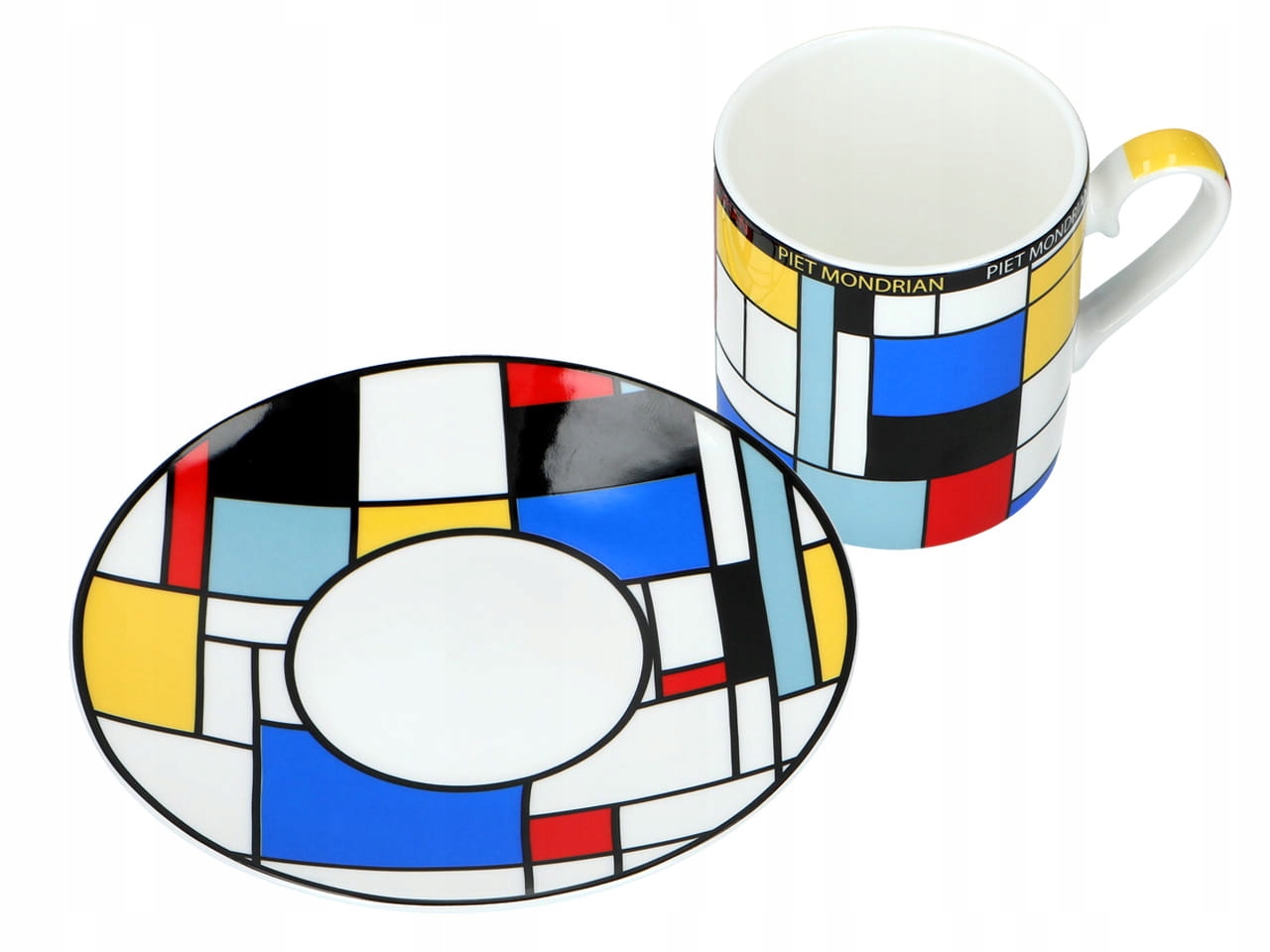 Wspaniała Porcelanowa Filiżanka Mondrian 240ml