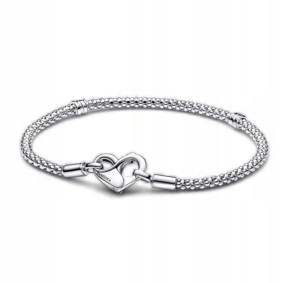 Bransoletka Pandora Moments o splocie ćwiekowym 592453C00 16 cm