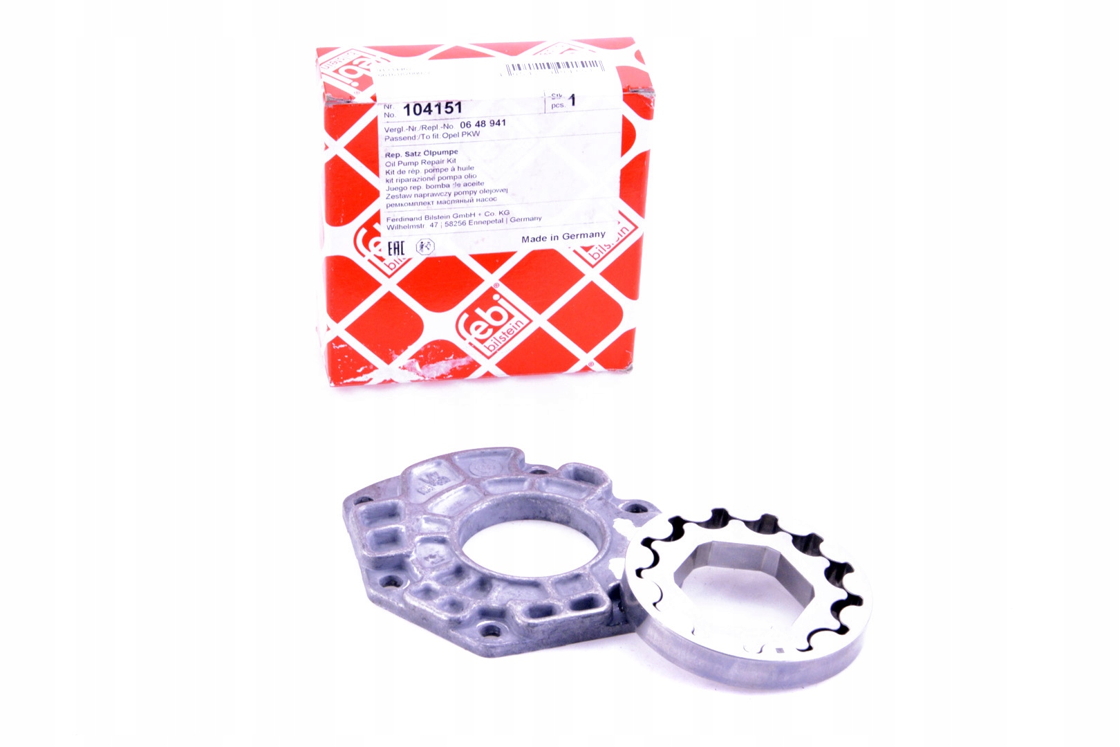 КОМПЛЕКТ ПРОКЛАДОК, МАСЛЯНИЙ НАСОС OPEL 104151