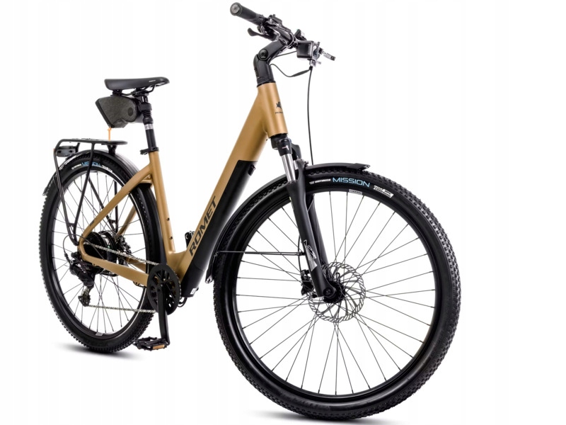 Rower elektryczny Romet E-Modeco Suv 1.0 An D U17 28 cali Złoty