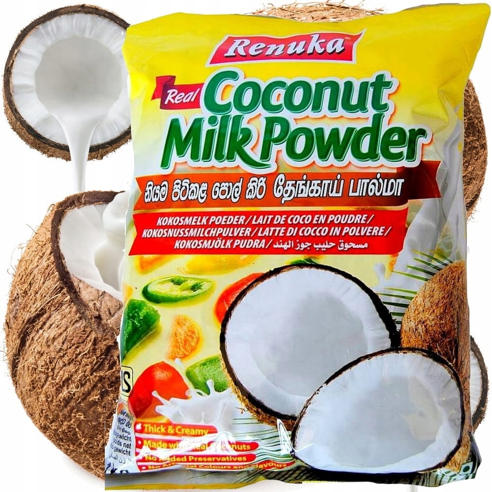Levně Kokosové mléko v prášku Práškové z kokosové dužiny 1000 g Renuka