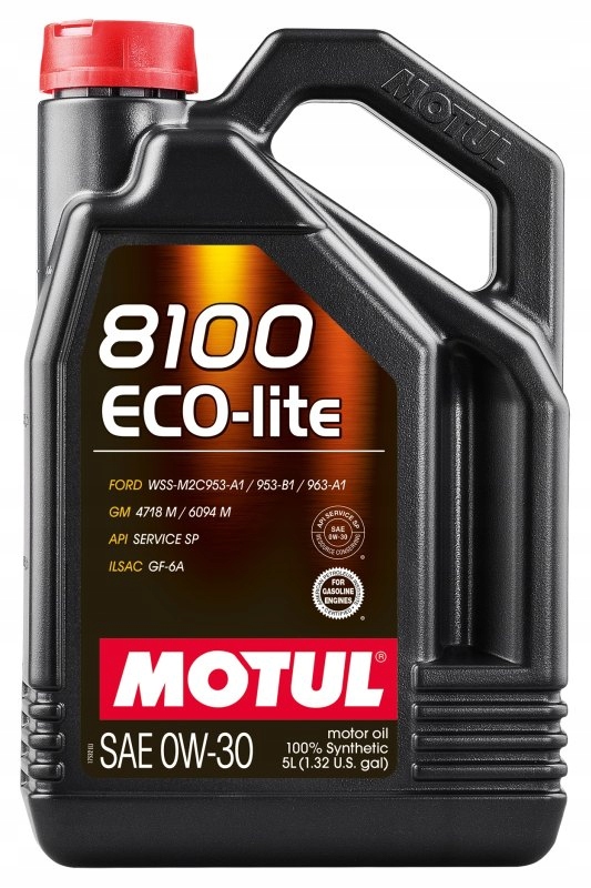 Motul Olej 0W30 5L 8100 Eco Lite Sp WSS-M2C953-A1 953-B1 963-A1 Gm 47