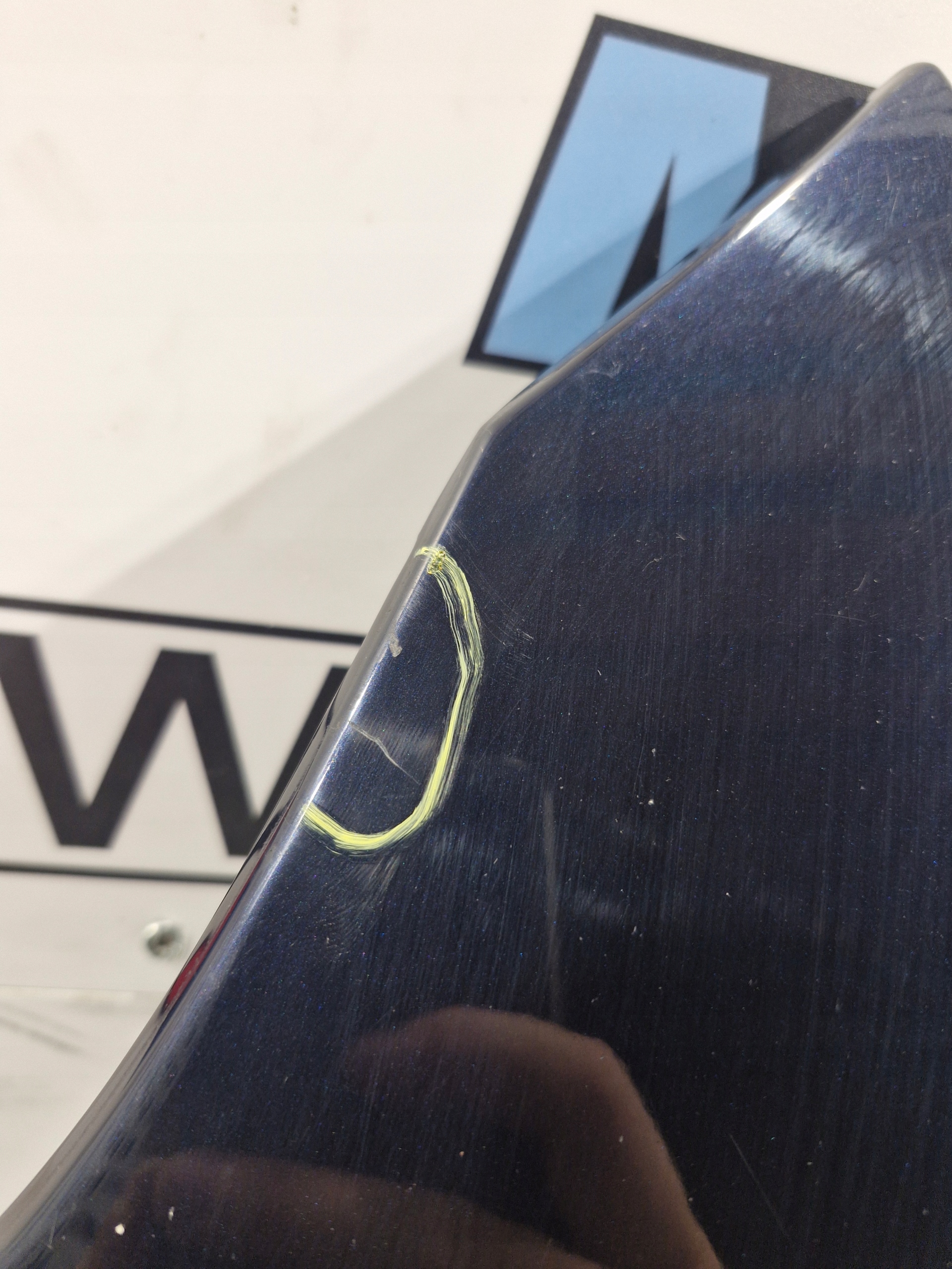 BMW E60 E61 fender right front A35/5 MONACOBLAU