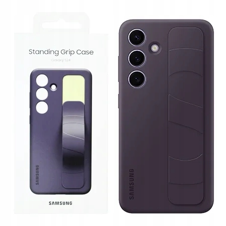 Originální Pouzdro Pro Samsung Galaxy S24 Standing Grip Case, Fialové