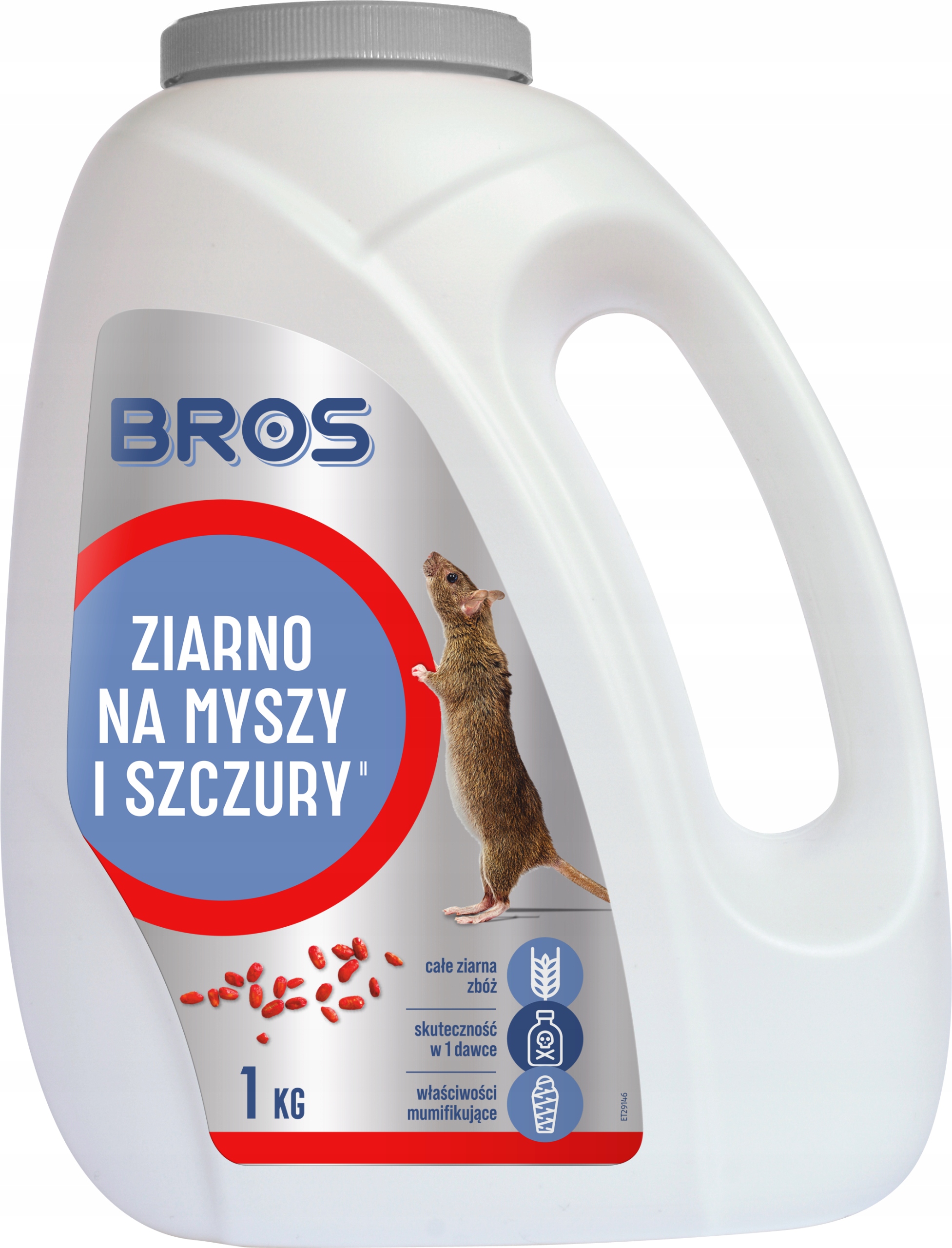 

Trutka zbożowa na myszy 1kg Bros
